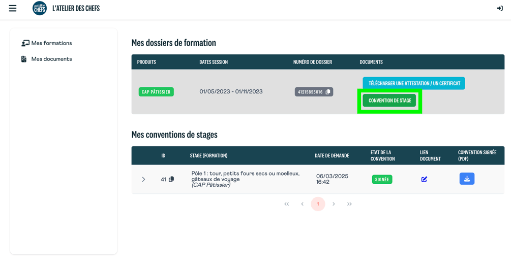 Comment obtenir une convention de stage